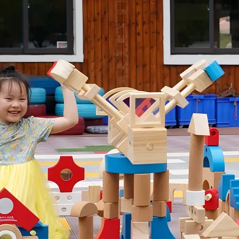 238pcs Multi-Sensory Texture Blocks - Premium multi-material construction set