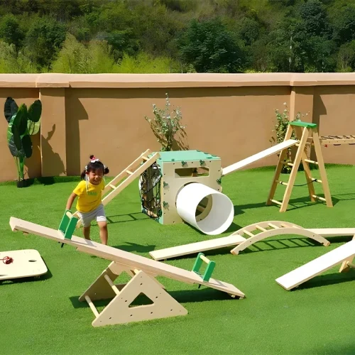 253pcs Modular Educational Playset - Deluxe-1 Outdoor obstacle course equipment 253pcs modular educational playset for STEM learning