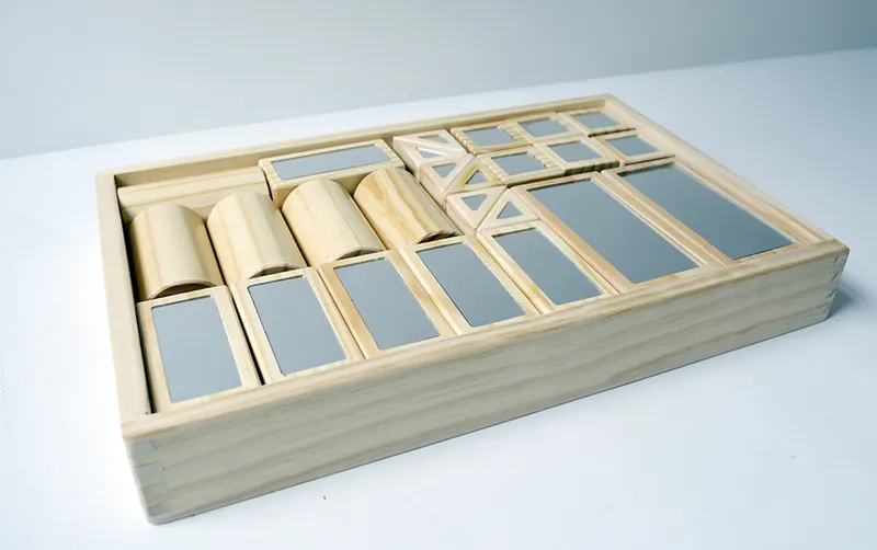 Convenient storage box for organized educational play sessions