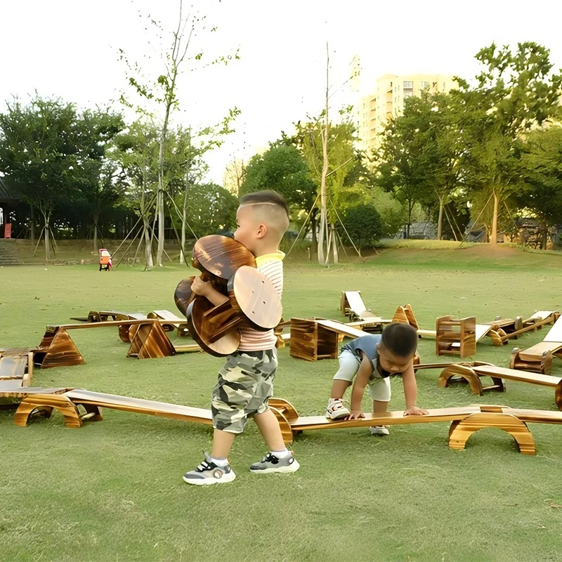 42pcs Wooden Side Panel Building Blocks - Premium New Zealand pine with innovative slot-connection systems