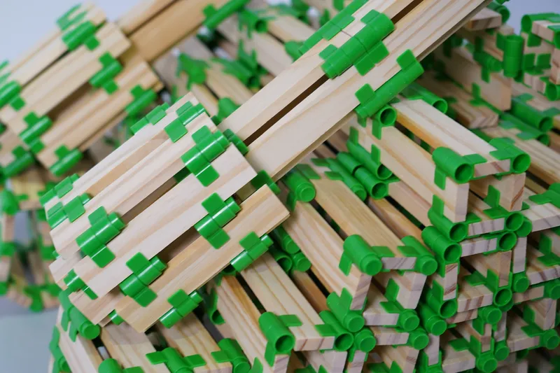 Natural unpainted finish with rounded edges for safety