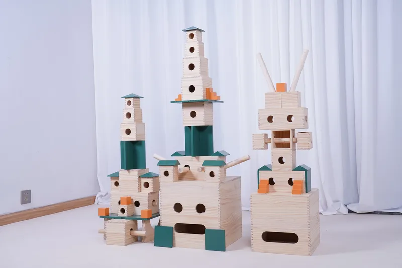 Premium pine wood with detailed character features