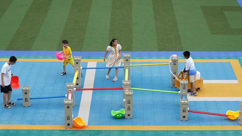 Complete water adventure station configuration