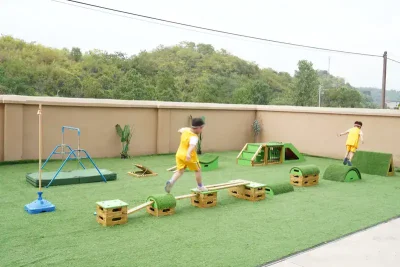 Parkour Series-8 Freestanding Playground Equipment for School-Age Kids