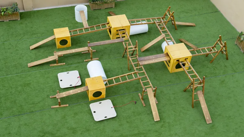 professional maintenance of kids obstacle course ensuring safety and durability