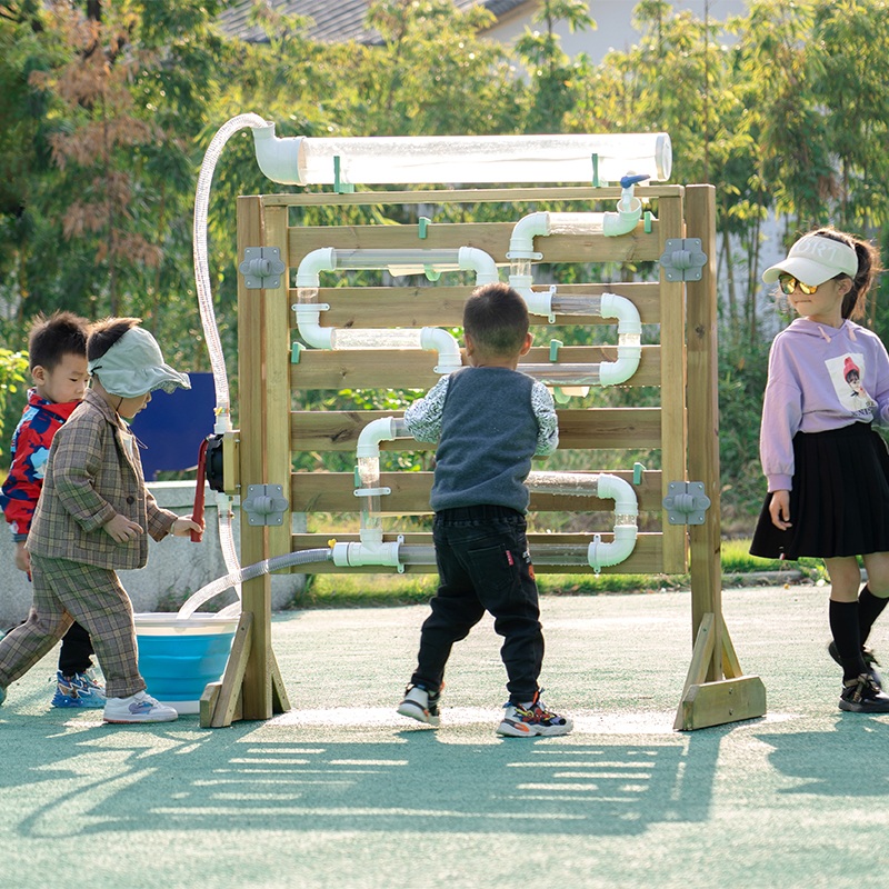 Interactive Water Play Wall - Innovative wall-mounted water exploration system