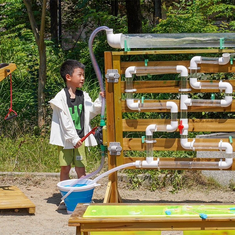 Water wheel and flow demonstration