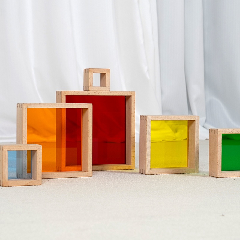 Individual colored cubes showing vibrant surfaces