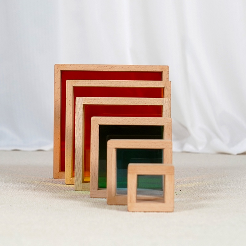 Educational play and stacking demonstration