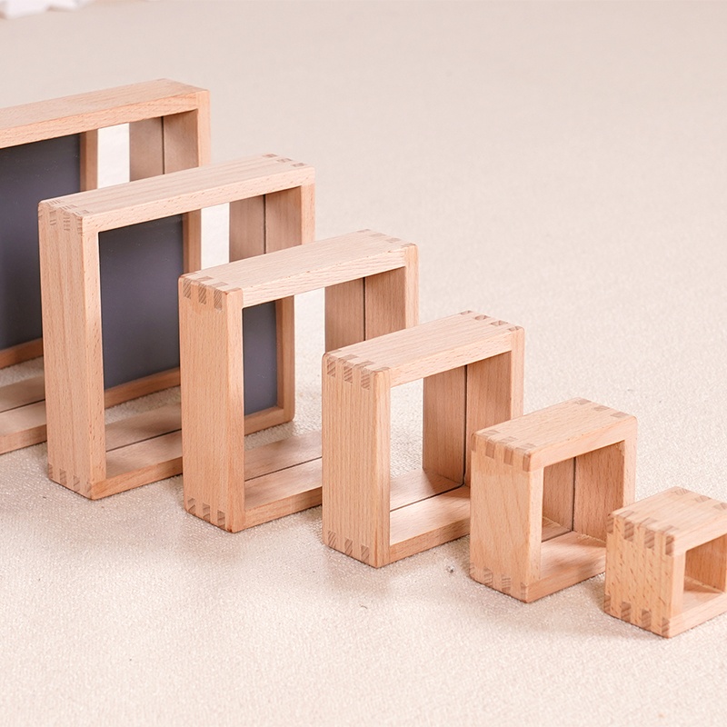 Beech wood construction detail view