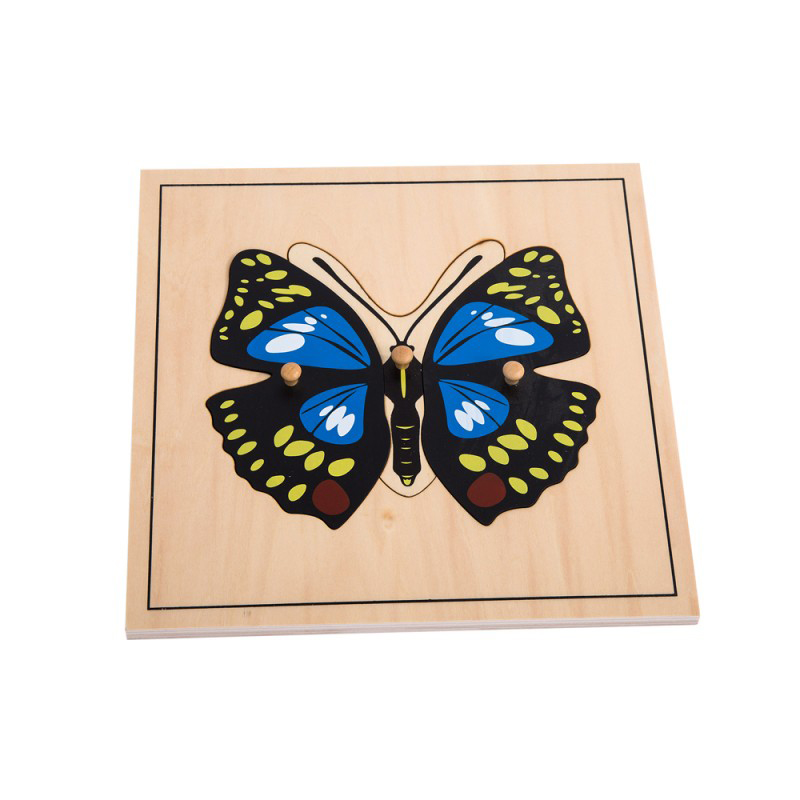 Butterfly Puzzle - Montessori educational material for biological learning