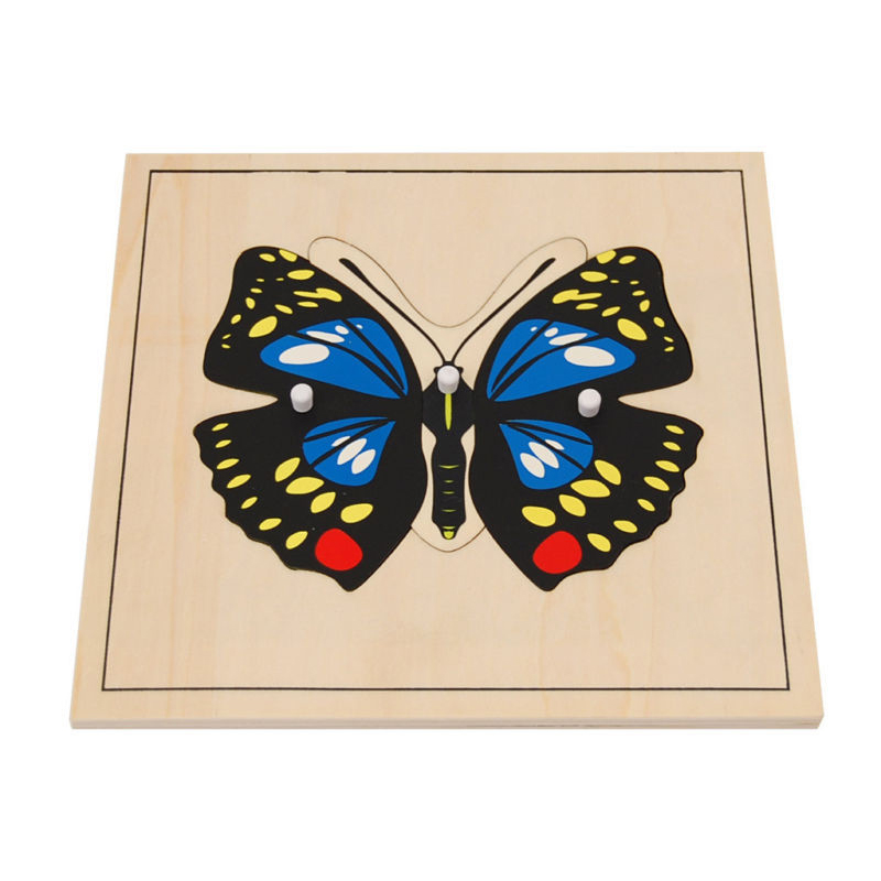 Butterfly Puzzle - Detail view of puzzle pieces