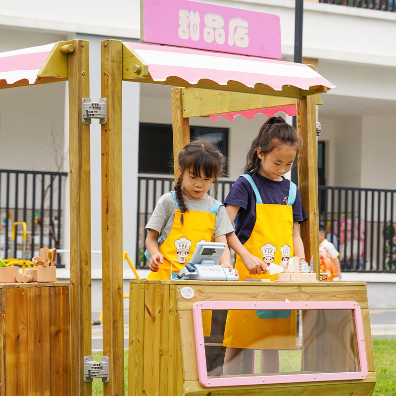 Finnish pine construction with outdoor paint finish