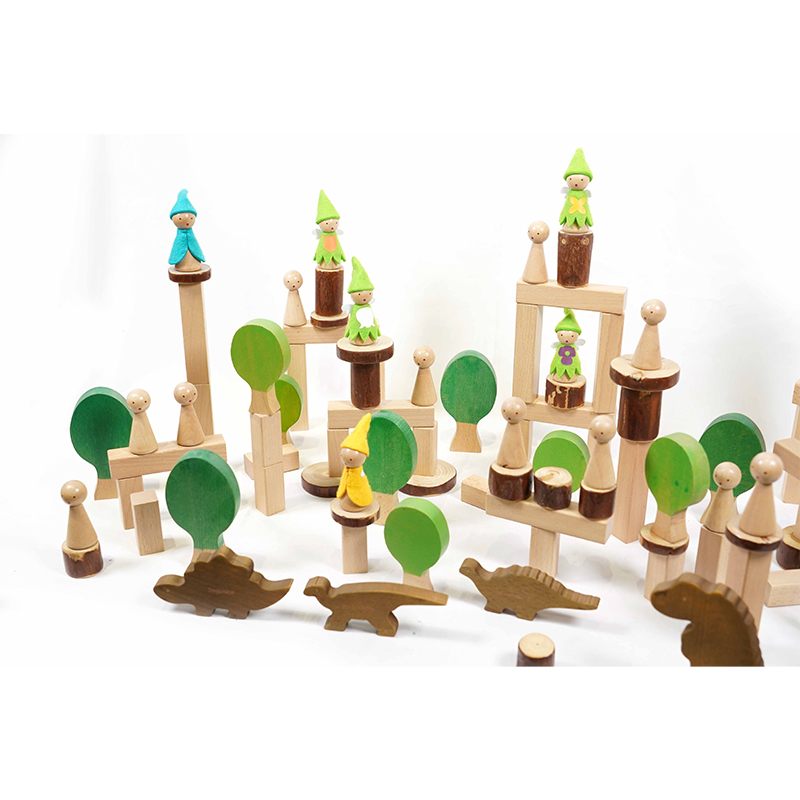 Natural miscellaneous timber construction with safe smooth finish