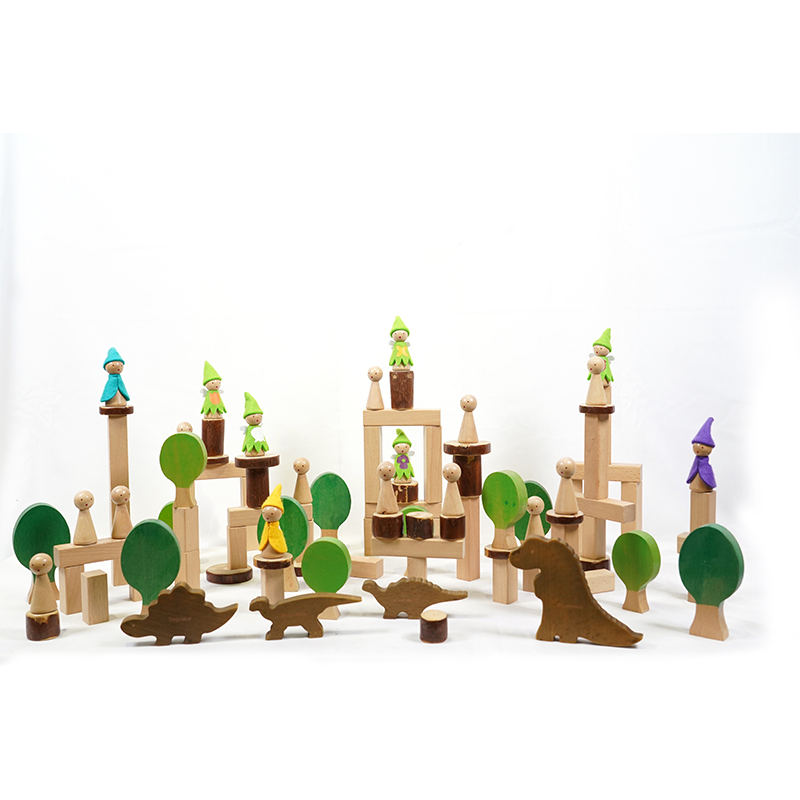Imaginative play through enchanting forest-themed building