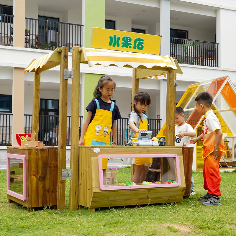 Fruit Shop Set - Premium Finnish pine construction with anticorrosive treatment