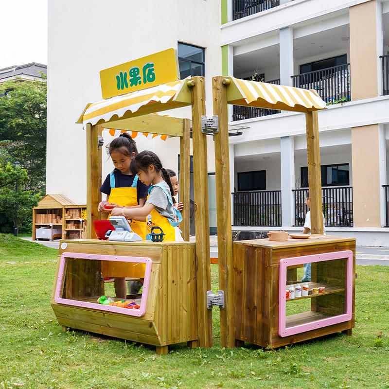 Fruit Shop Set - 4-piece outdoor educational role-play set
