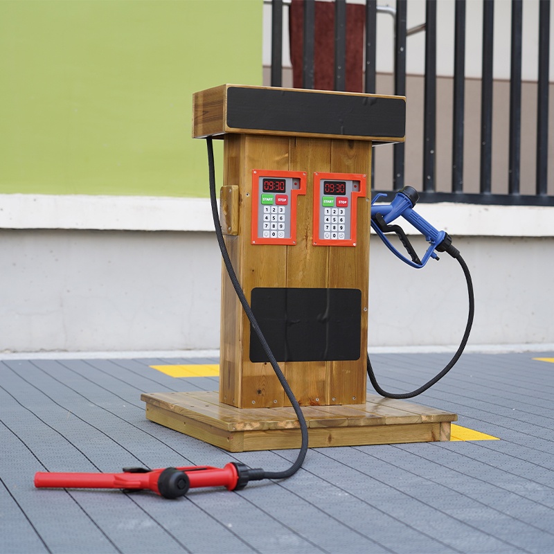 Side angle showcasing dual energy options