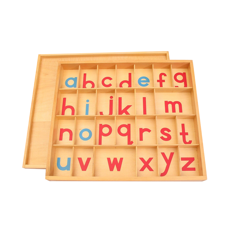 Large Movable Alphabet Box - Interior organization view