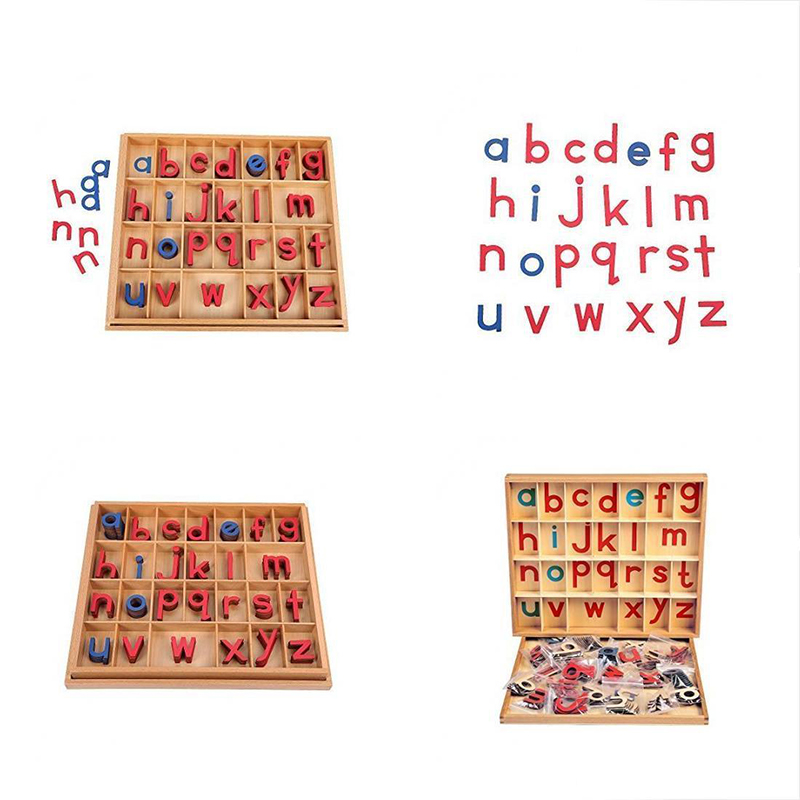 Large Movable Alphabet Box - Letters in use demonstration