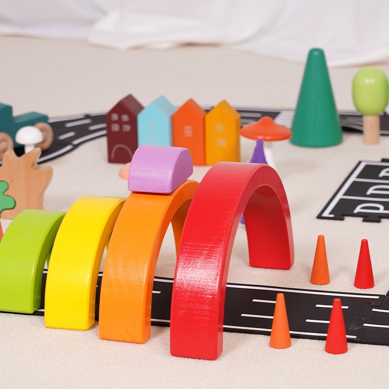 Countryside track play showing flexible configuration options