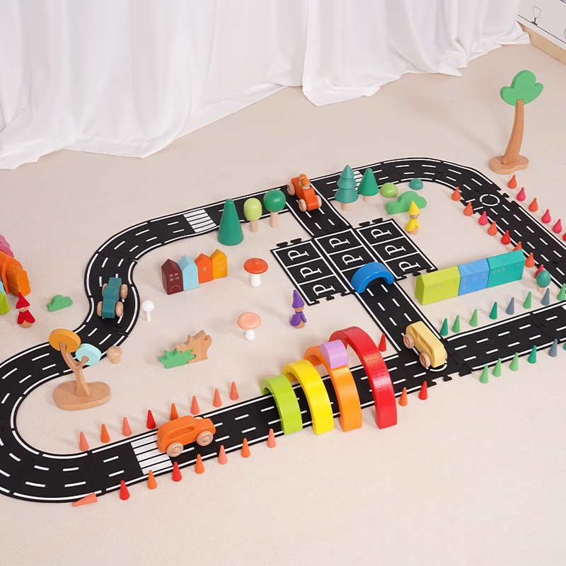 Premium wood and PVC construction for durability