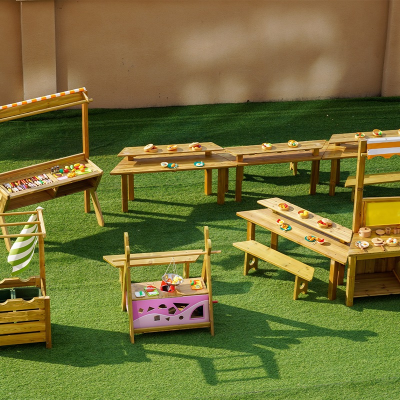 Outdoor Living Area Set - Seating and social interaction areas