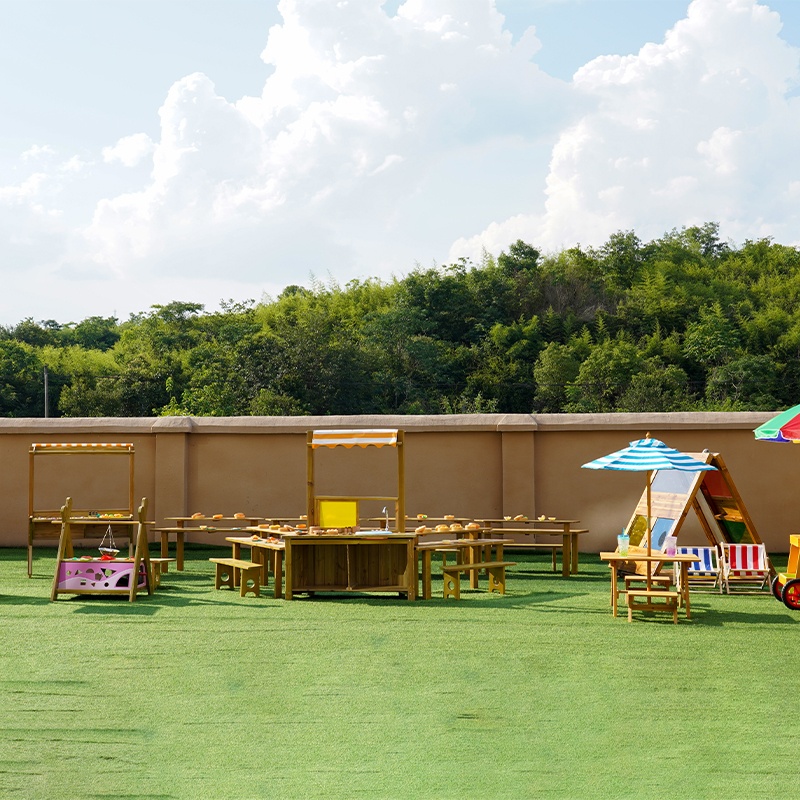 Outdoor Living Area Set - Detailed view of materials and construction
