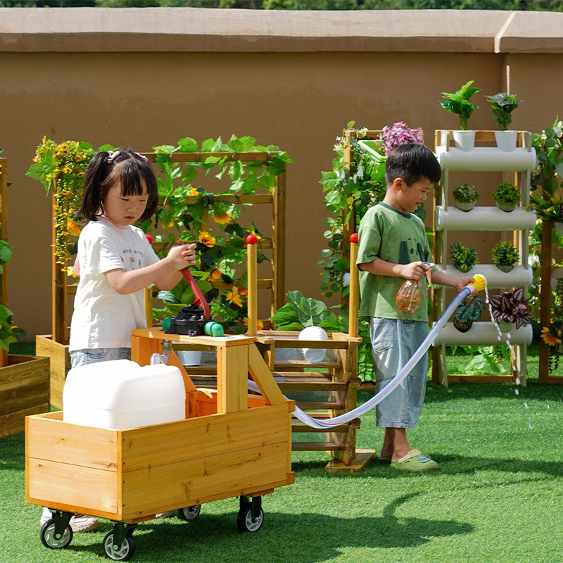 Durable outdoor educational equipment setup