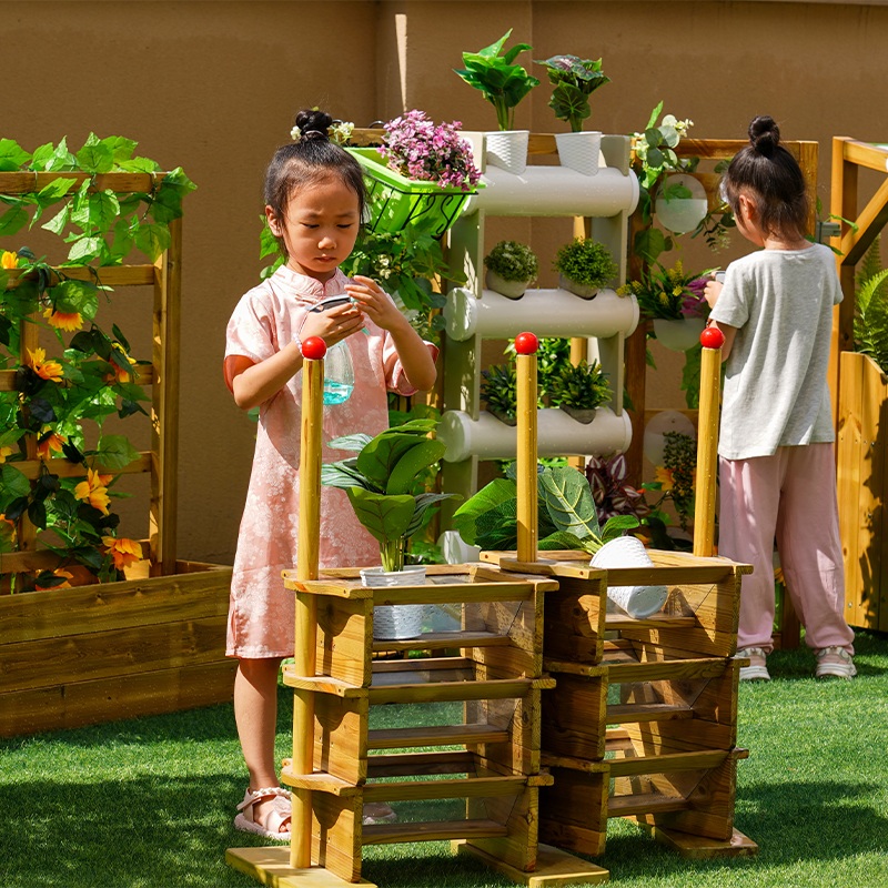 Multi-component planting and learning station