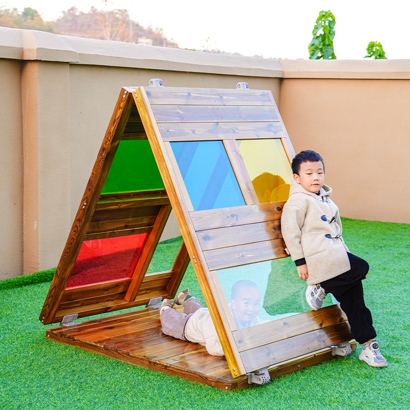 Outdoor tent - Antiseptic wood construction details