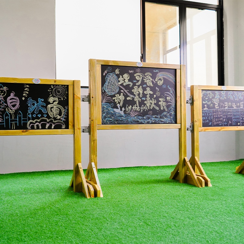 Interactive educational blackboard for garden learning