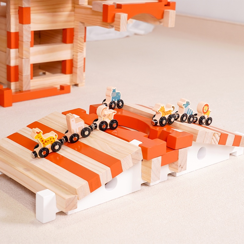 Maximum dimensions showcase - 75×2.5×2.5 cm blocks