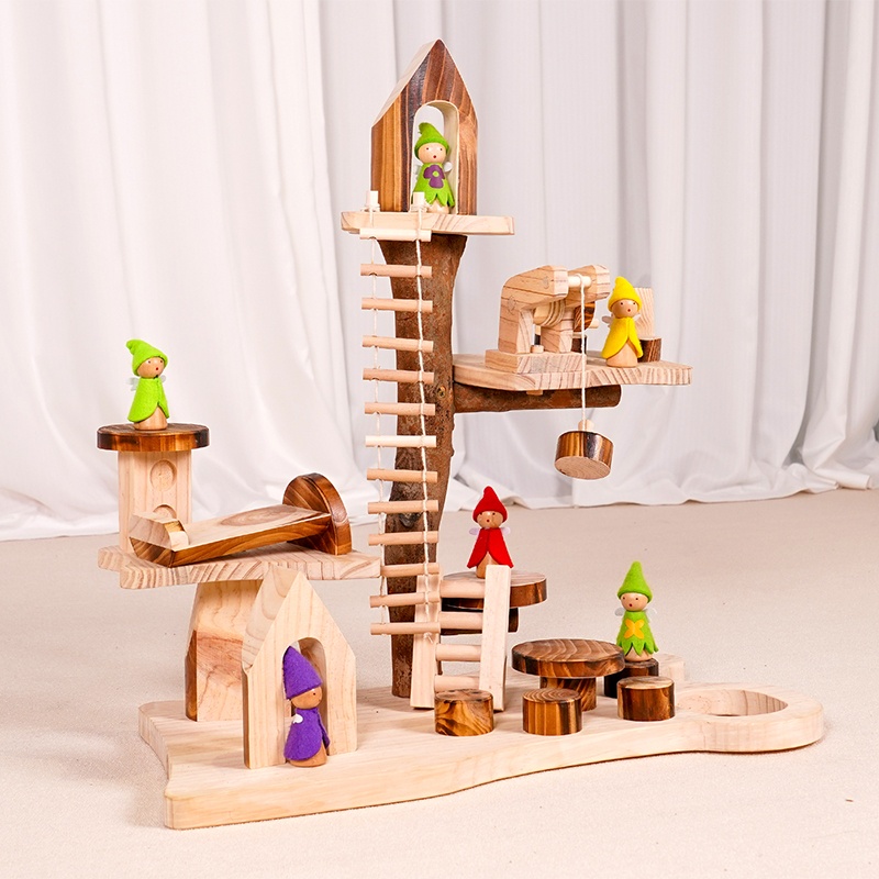 Small House-Model 4 - Premium wood craftsmanship detail view