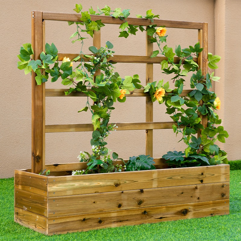 Antiseptic wood construction for outdoor durability