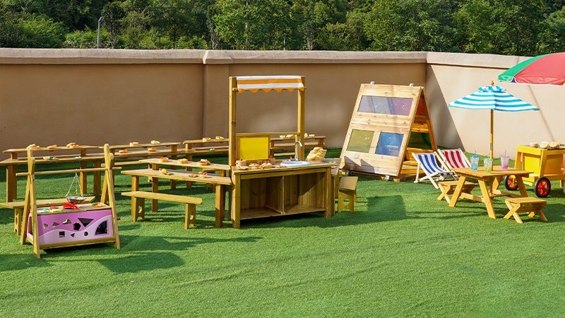 Outdoor Play Village Living Area Set