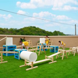 Outdoor Open-Active Playsets - Dynamic outdoor systems for physical activity