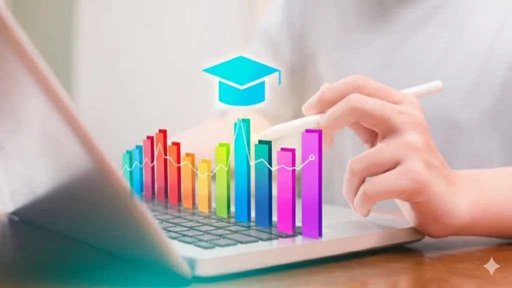 Pre K Activities research data charts showing long-term impact of preschool education