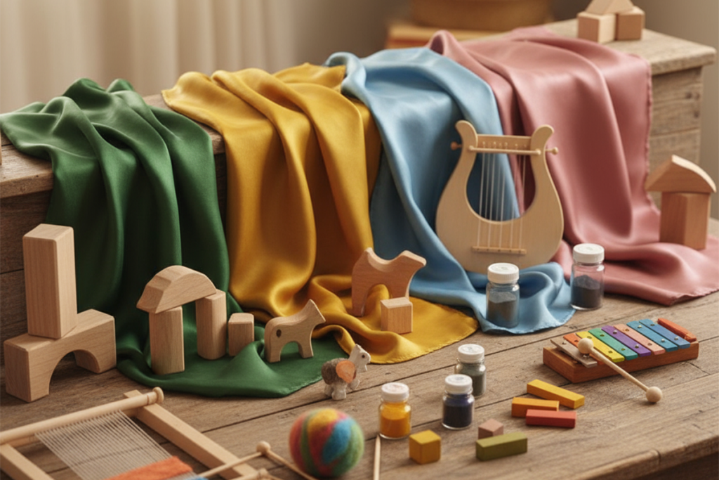 waldorf education supplies natural materials wooden toys