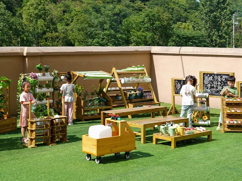 Plant Activities: The Ultimate Guide to Plant Activities for Early Education 5 Complete wooden garden play set