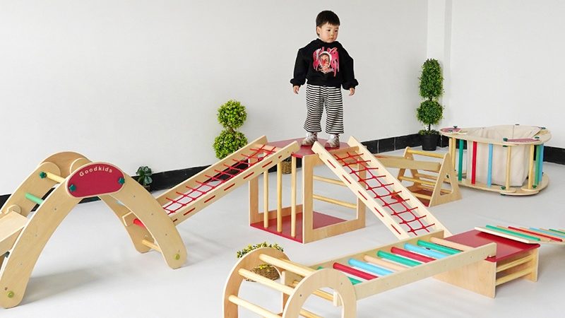 Pikler Triangle at the Child Care Center