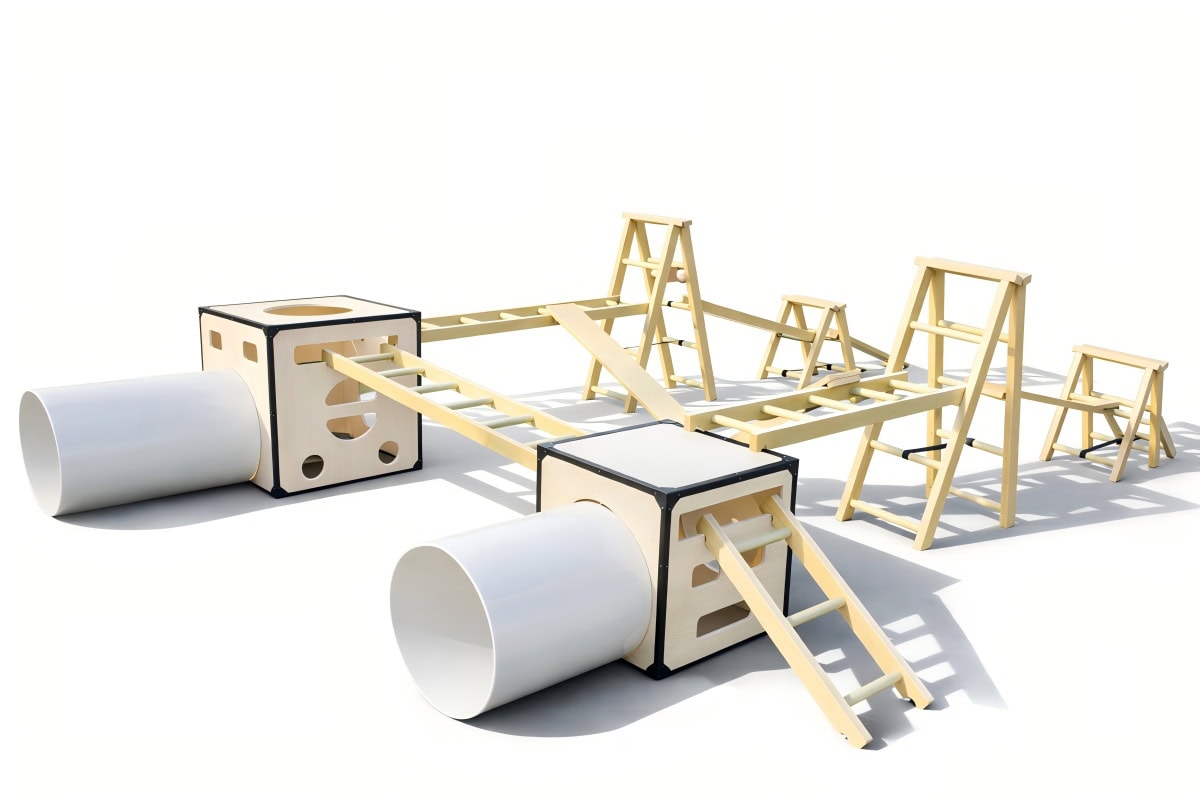 Kids Obstacle Course Playground Equipment for Kindergarten