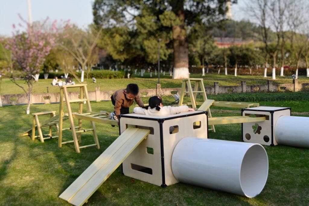 Kids Obstacle Course Playground Equipment for Kindergarten