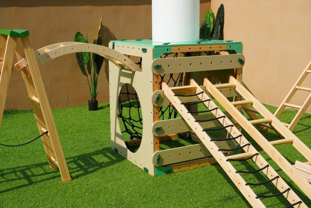 Outdoor Obstacle Course Equipment: 253pcs Modular STEM Playset
