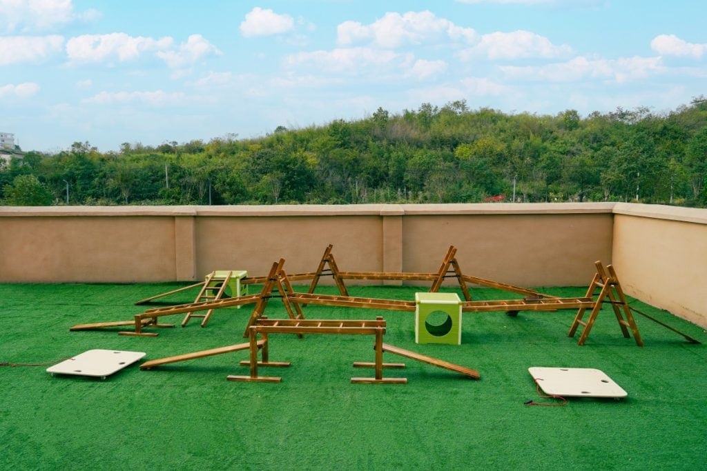 Anji Play Materials: 28pcs Outdoor Children's Climbing Frame Set
