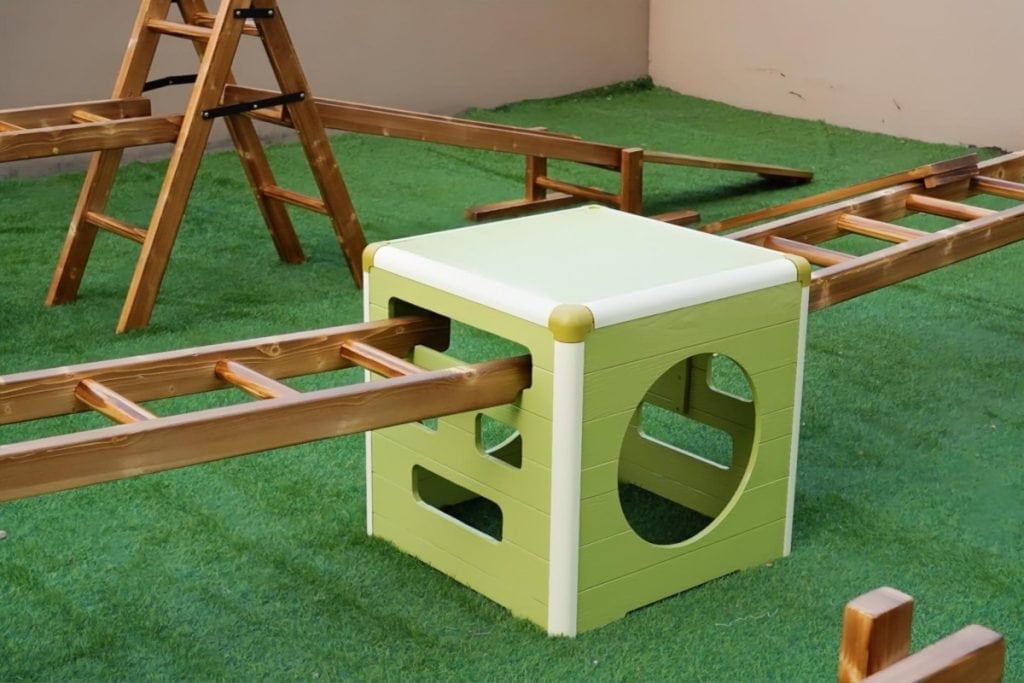 Anji Play Materials: 28pcs Outdoor Children's Climbing Frame Set