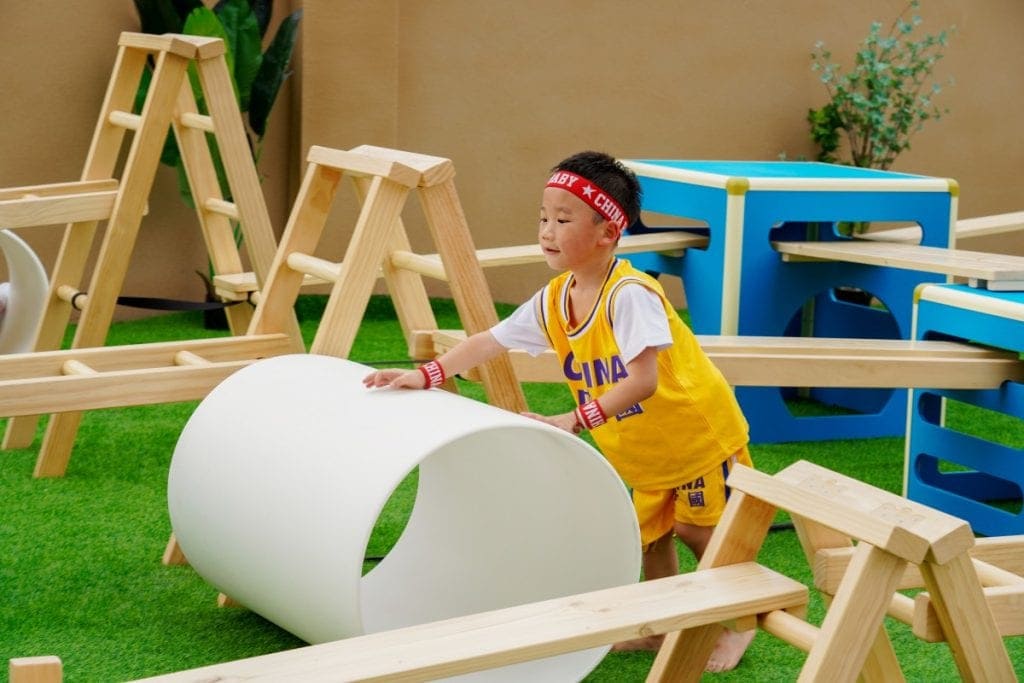 Kids Obstacle Course Set: 41pcs Modular PE Equipment & Storage
