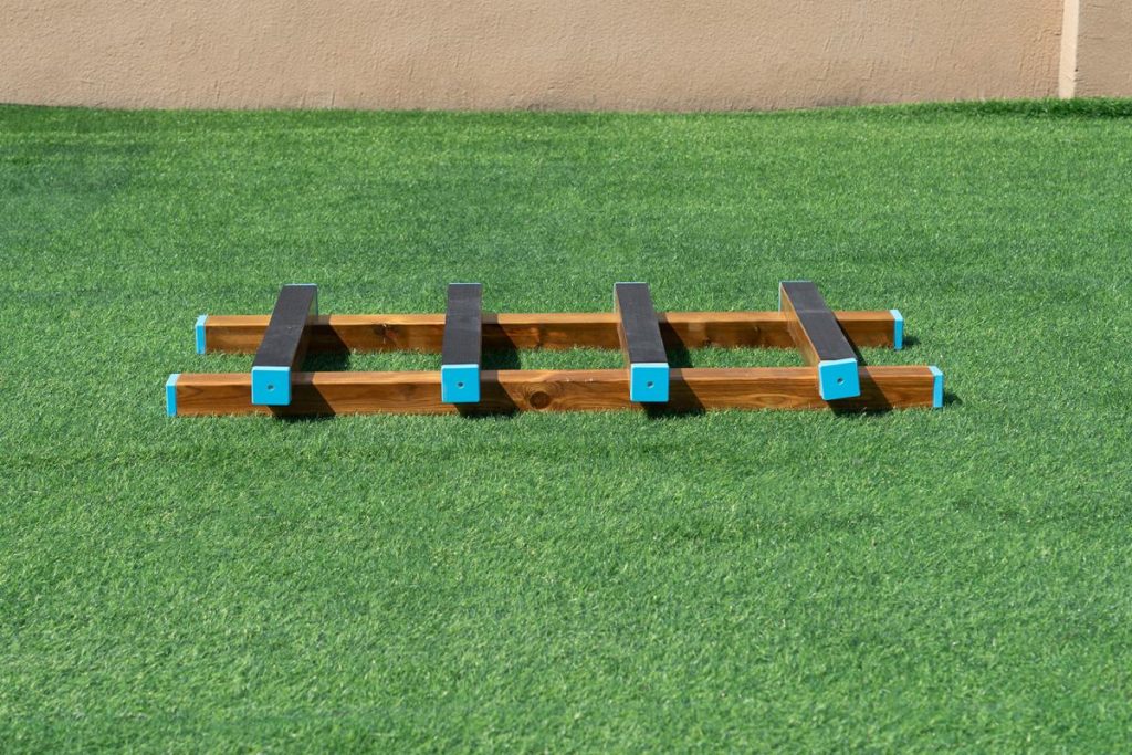 Outdoor 10Pcs Wooden Balance Beam Playset