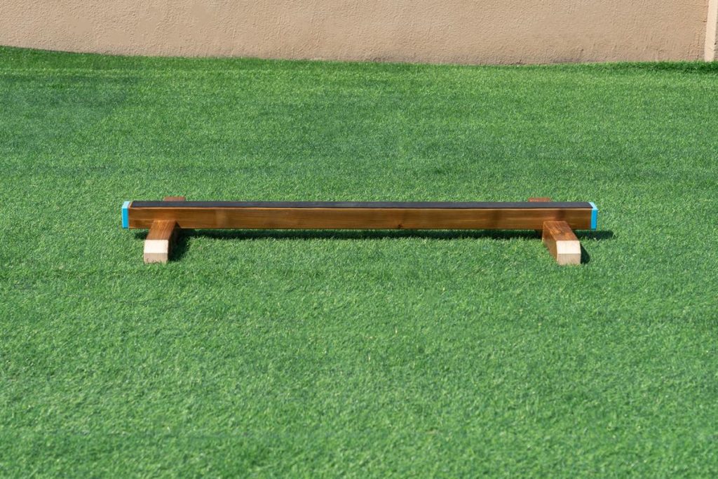 Outdoor 10Pcs Wooden Balance Beam Playset