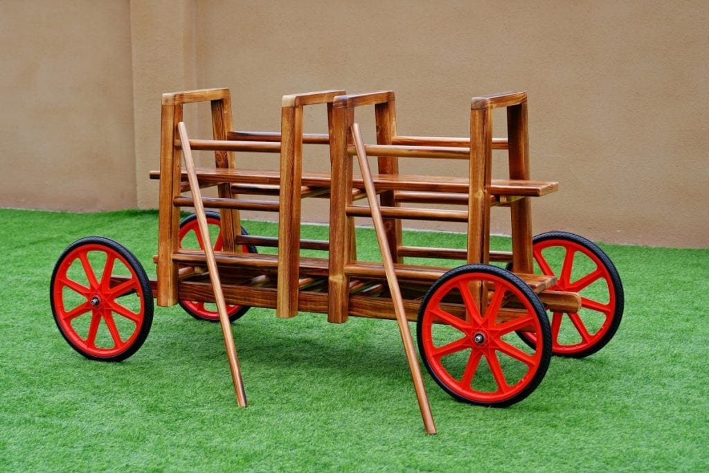 13pcs Outdoor Play Equipment Carbonized Train Combination